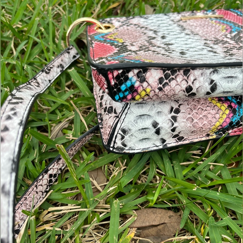 Aldo Python Multicolor Textured Crossbody - Picture 12 of 12